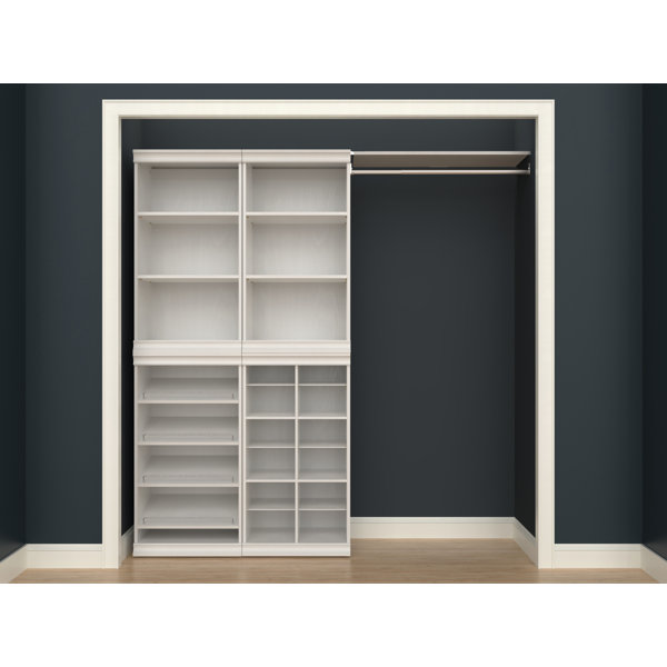 ClosetMaid Modular Storage 68.76" W 90.76" W Closet System & Reviews